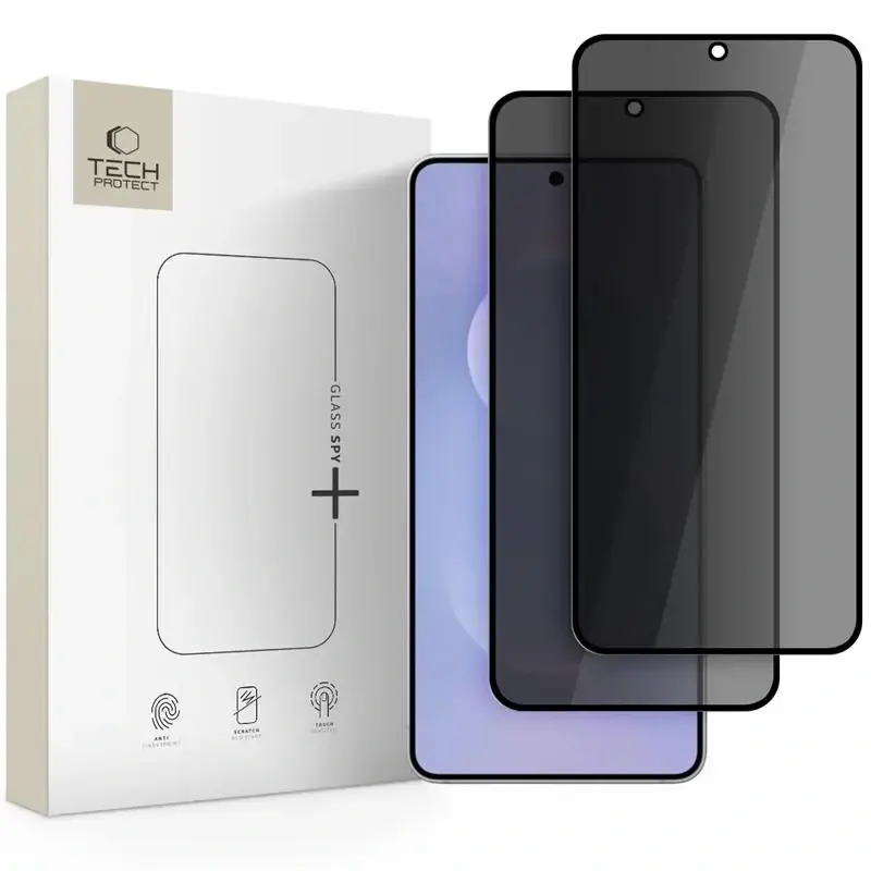 Tech Protect Zaštitno Staklo za mobitel Galaxy S25 Edge Privacy, 2-Pack