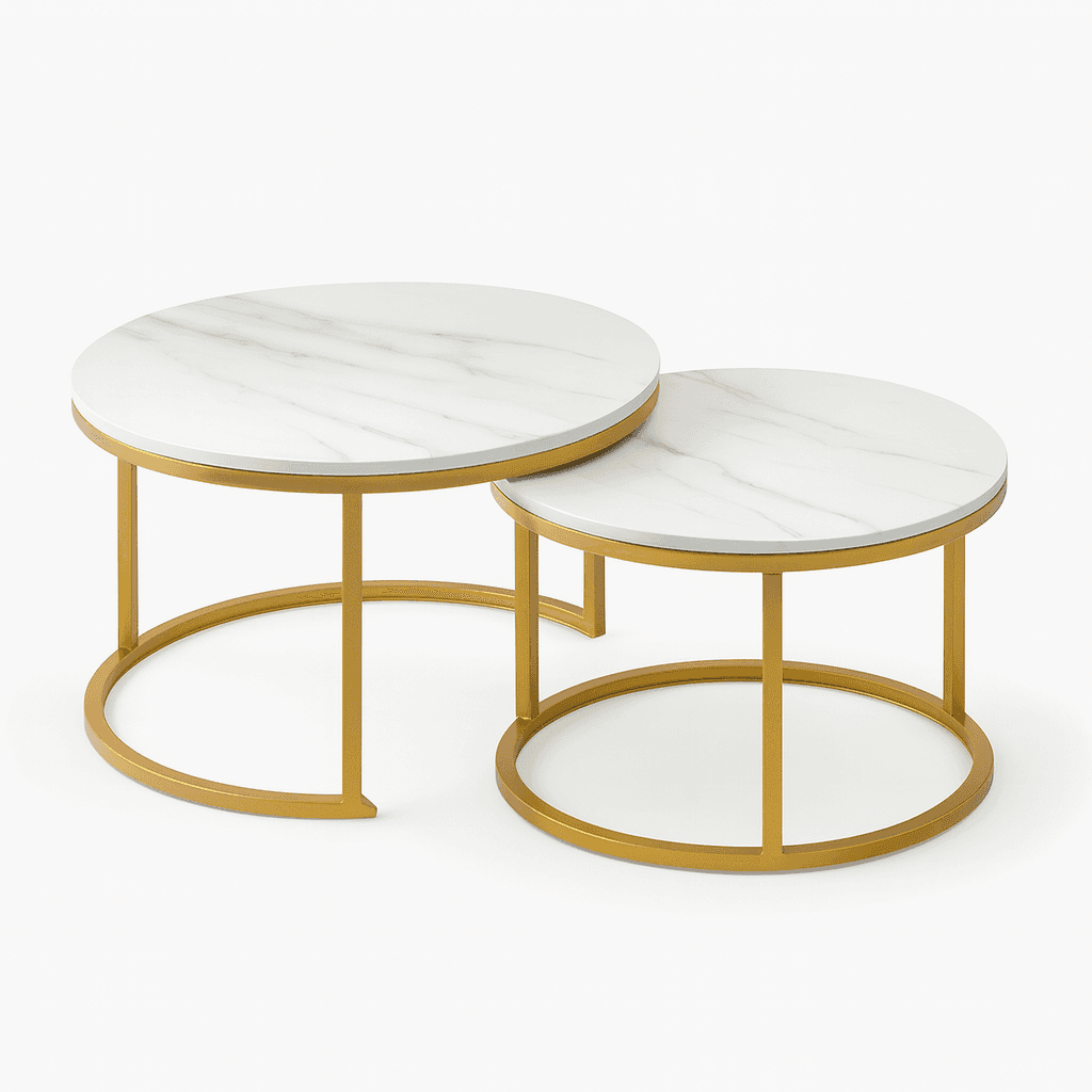 Giga Klub stol Egelev, 70x50cm, Zlatna boja