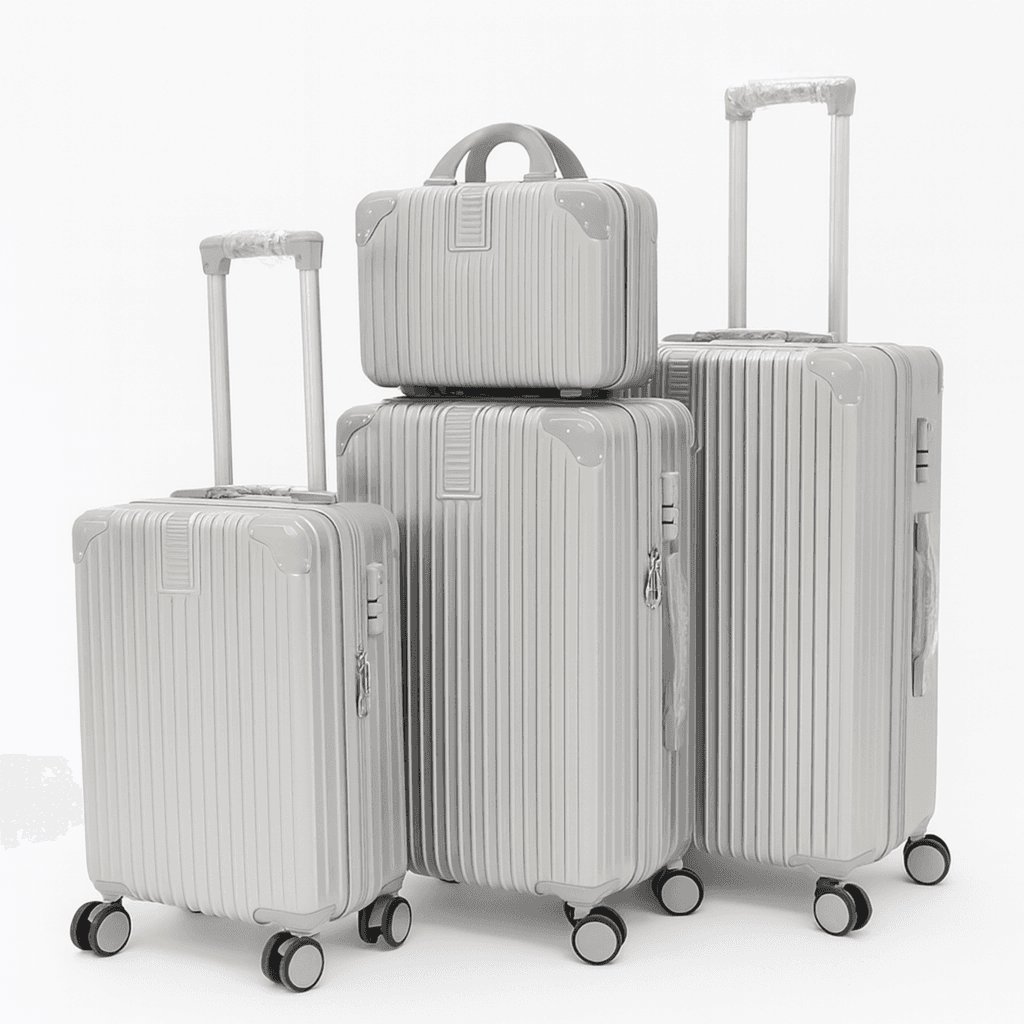 Giga Set kofera Caseon, 4 komada, Srebrna boja