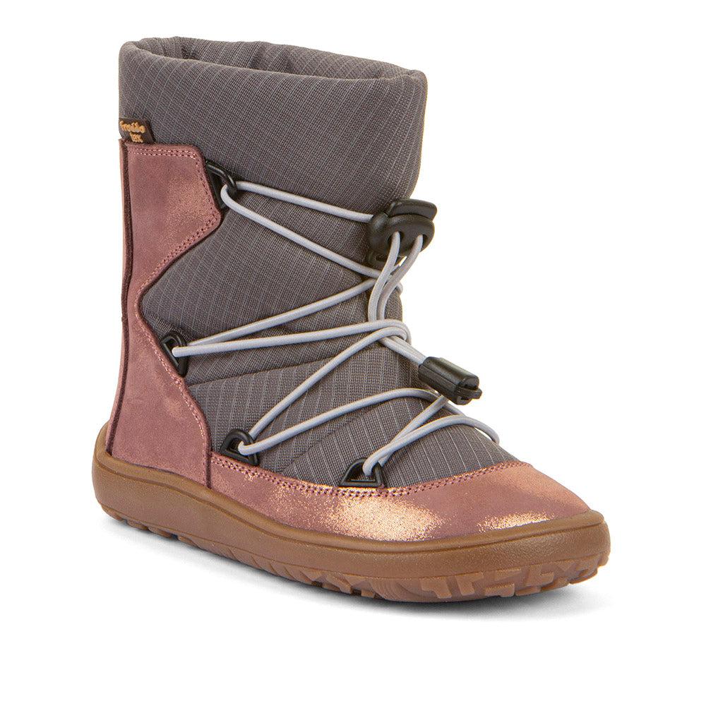Froddo Dječije čizme, Barefoot Tex Track Wool, G3160251-11, Sivo-roze