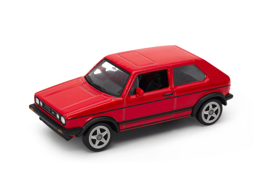 Welly Model automobila Volkswagen Golf GTI 52411W, 7.7cm, Crveni