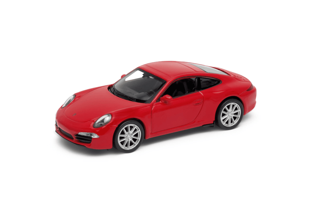 Welly Model automobila Porsche 911 Carrera S 43661W, 11cm, Crveni