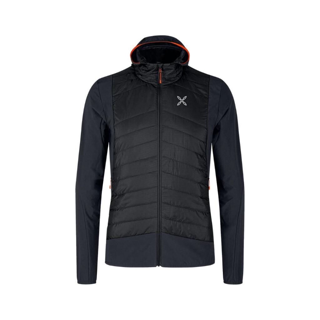 Montura Muška jakna za planinarenje Trace hybrid, Crno-siva