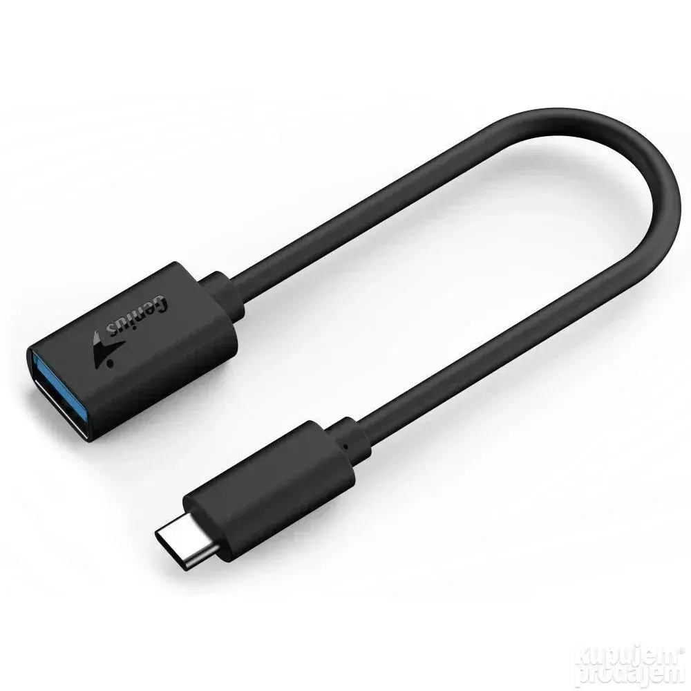 Genius Adapter, ACC-C2AC, USB Type-C na USB 3.0, Crni