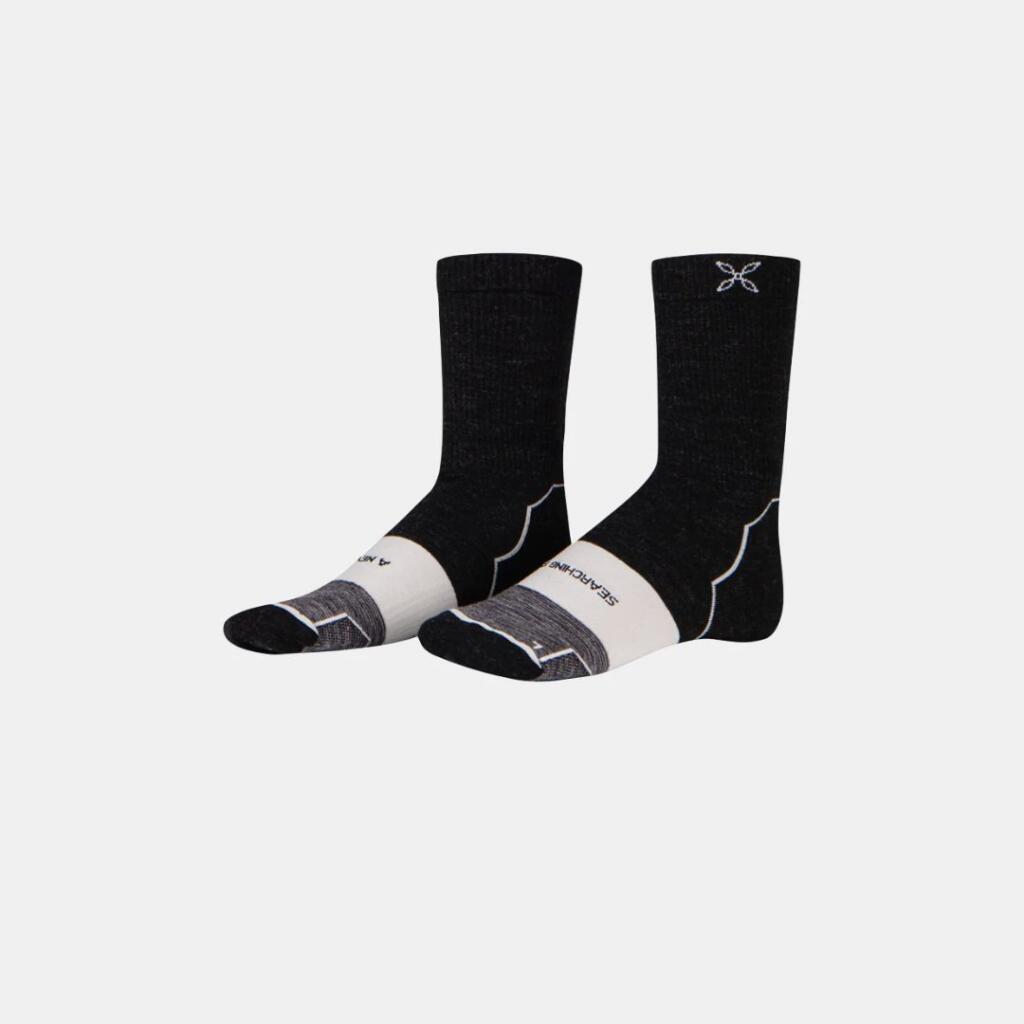 Montura Muške čarape za skijanje MID, Crno-sive