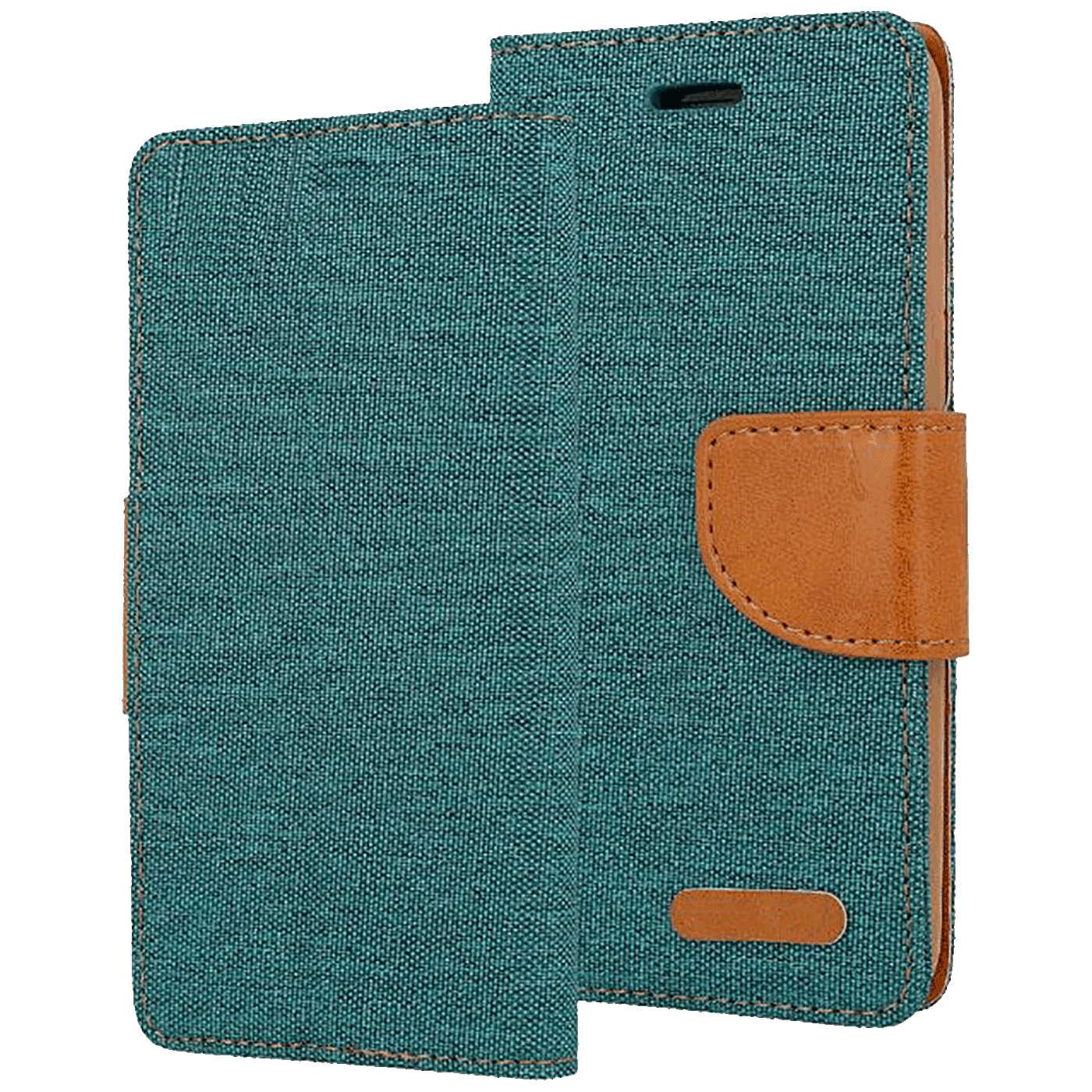 AMA Europe, Futrola za mobitel Samsung J3 2017, tamno zelena, Canvas Case Galaxy J3 dark green