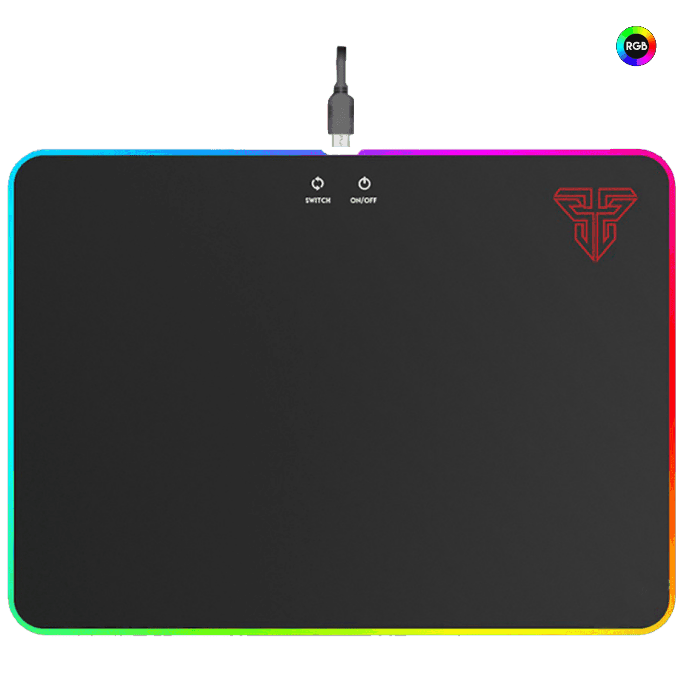 Fantech, Podloga za miš, 355 x 255 x 6 mm, RGB, MPR350 Aurora