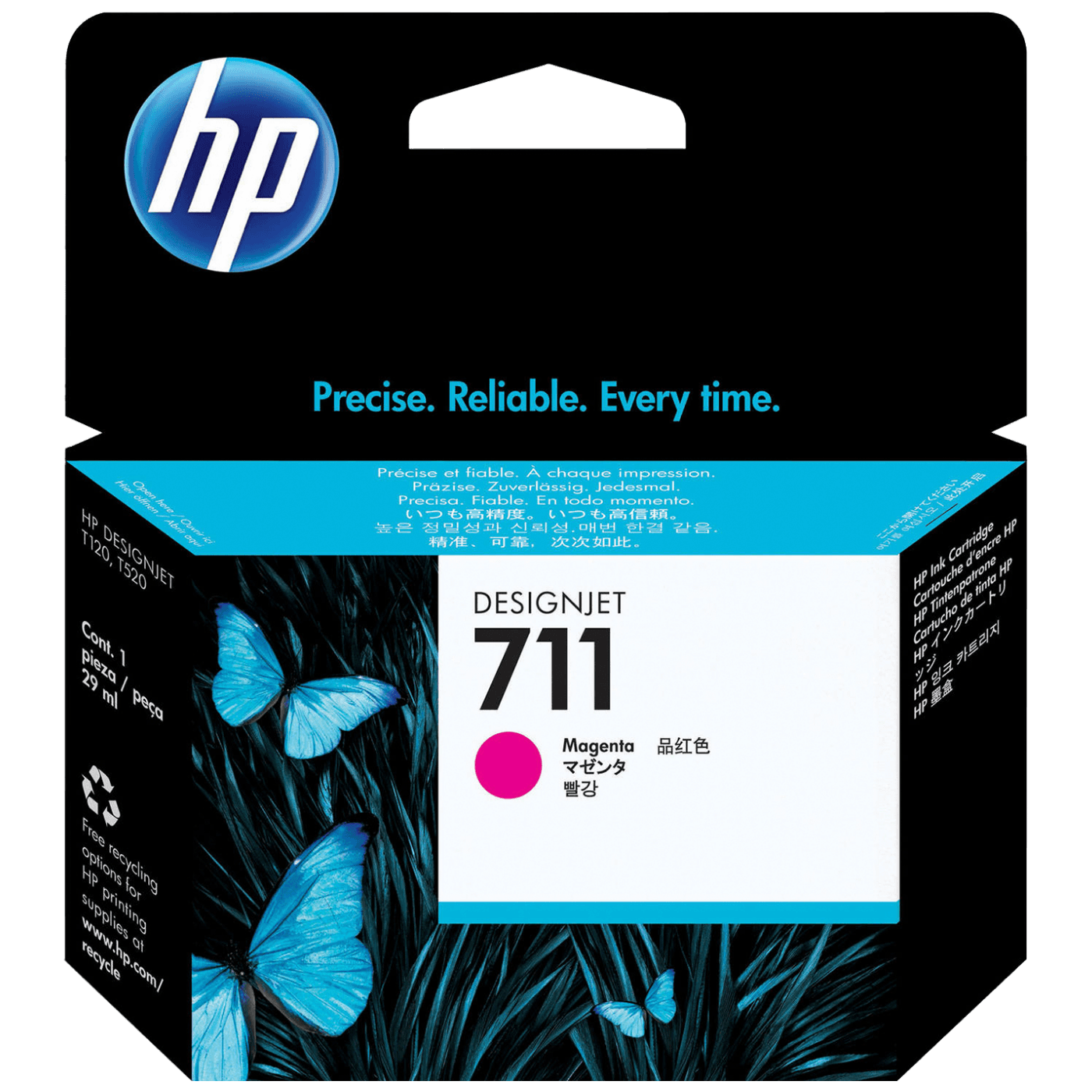 HP, Tinta 711 (CZ131A), 29ml, magenta, CZ131A