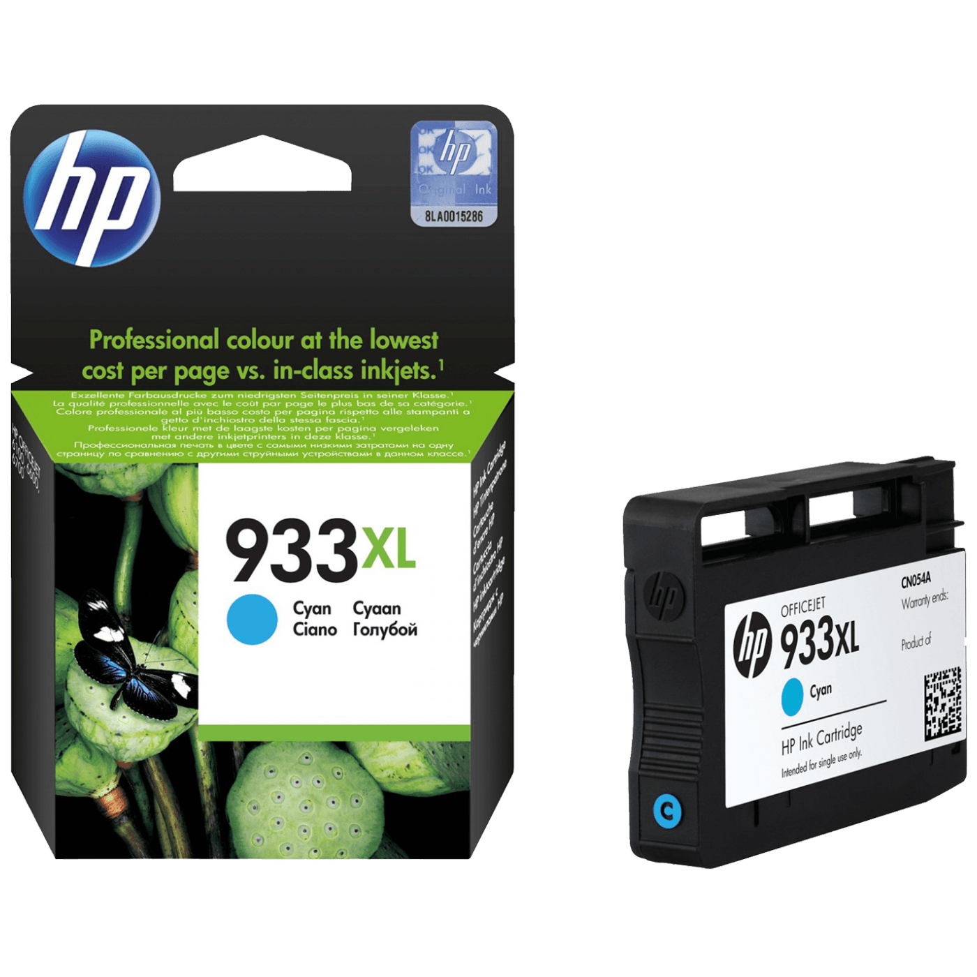 HP, Tinta 933XL (CN053AE), cyan, 825 stranica, CN054AE