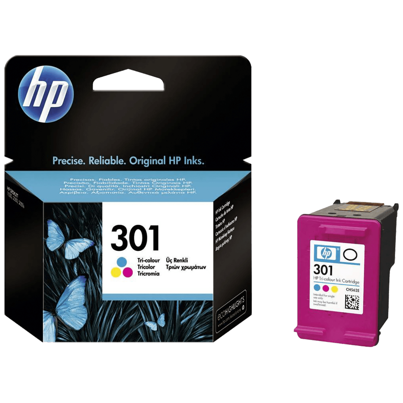 HP, Tinta 301 (CH562EE), boje, 3ml, 165 stranica, CH562EE