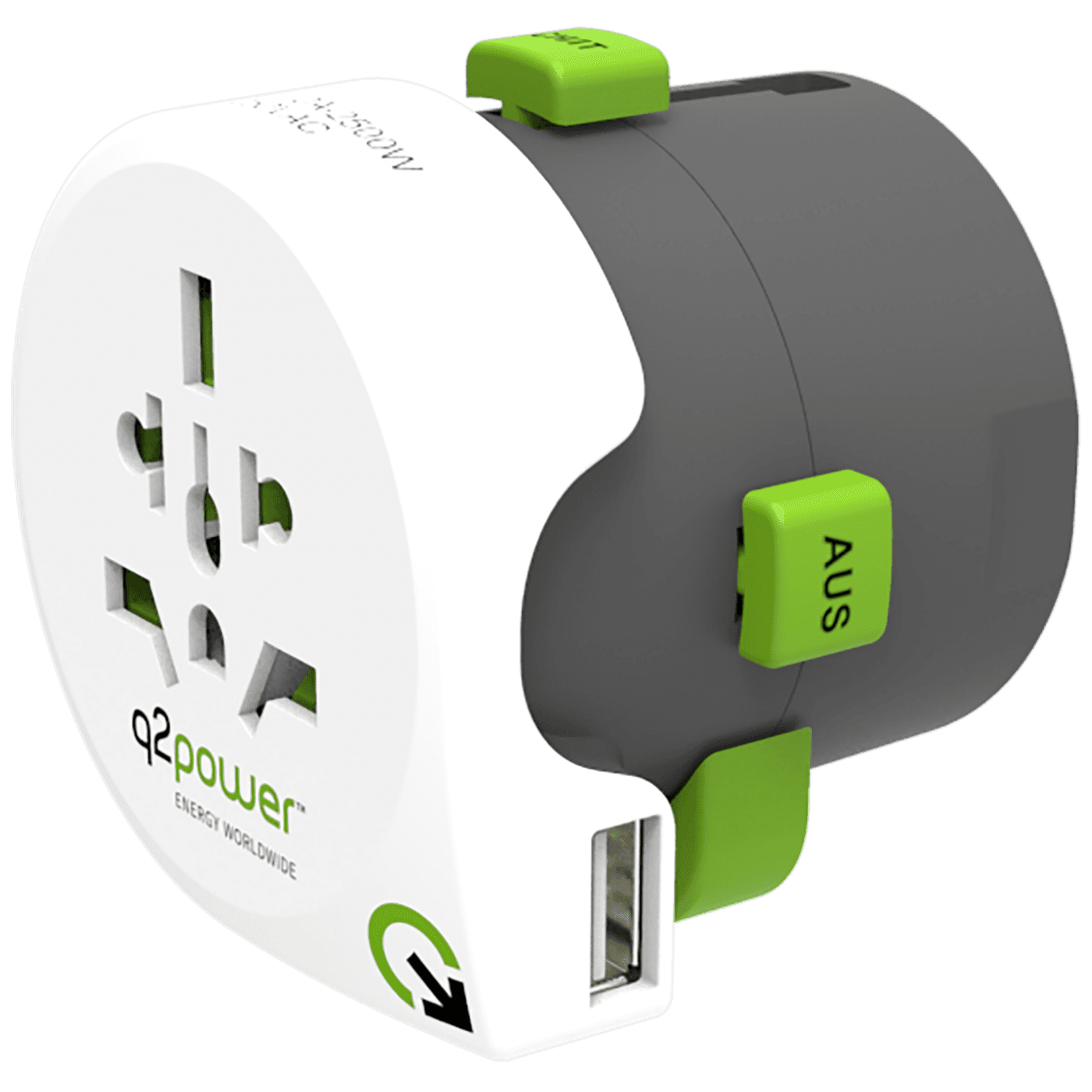 q2power, Adapter, Strujni, Univerzalni, USB, QDAPTER USB