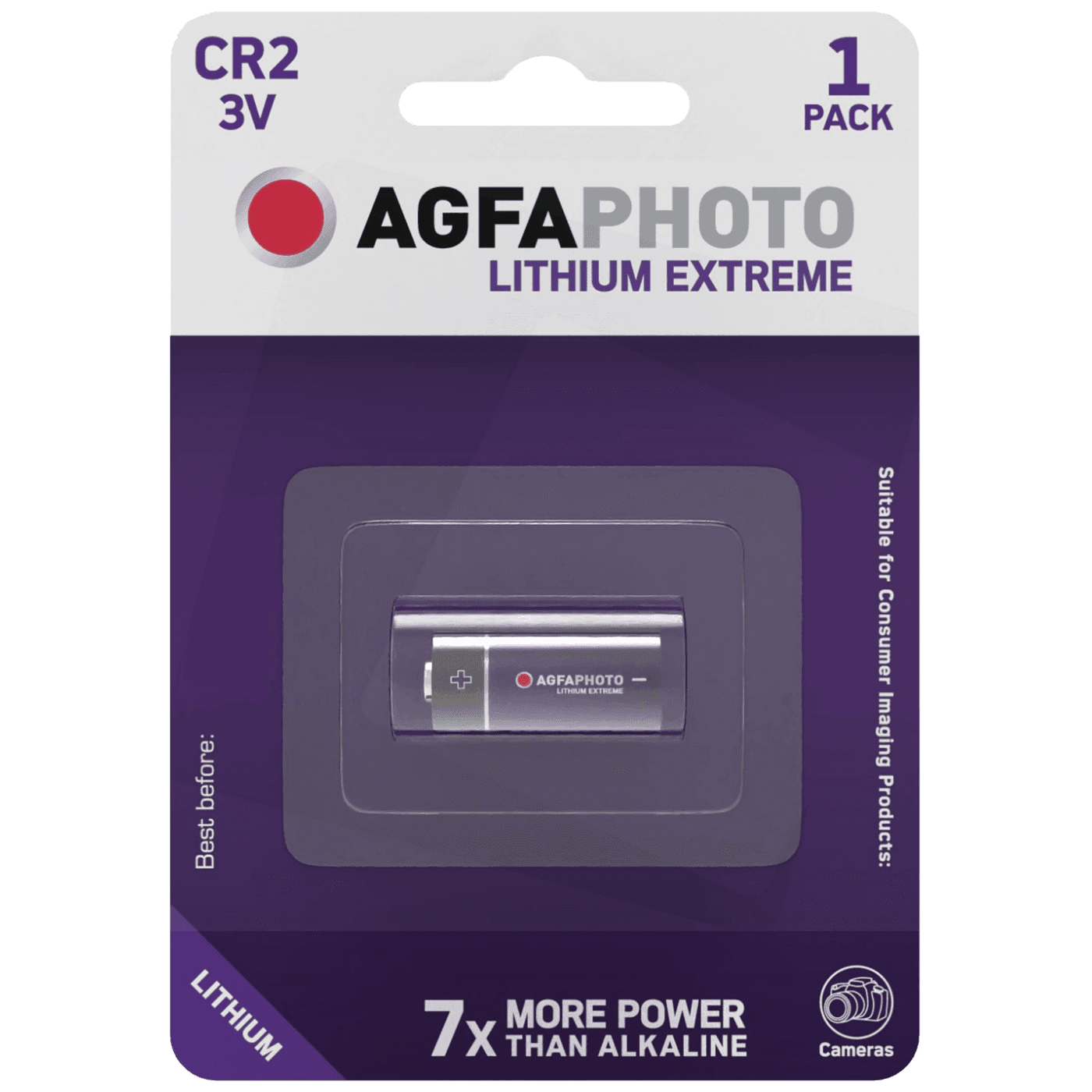 Agfa, Baterija Litijska CR2, 3V, Blister Pak. 1 Komad, AF CR2