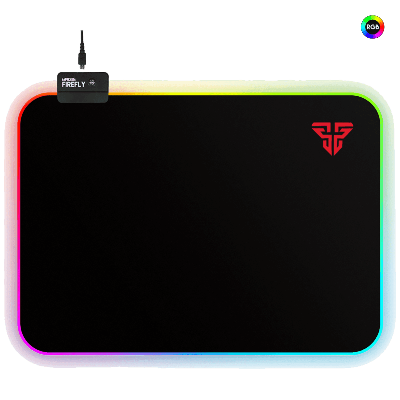 Fantech, Podloga za miš, 350 x 250 x 3 mm, RGB, MPR351s Firefly