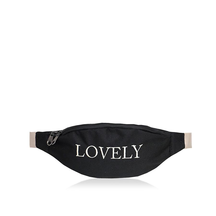 Lovely Bag Sport Belt Bag - Medium Crno/Bež Torba Za Pojas