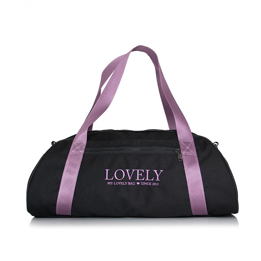 Lovely Bag Sport Bag Medium - Crno/Lila Sportska Torba
