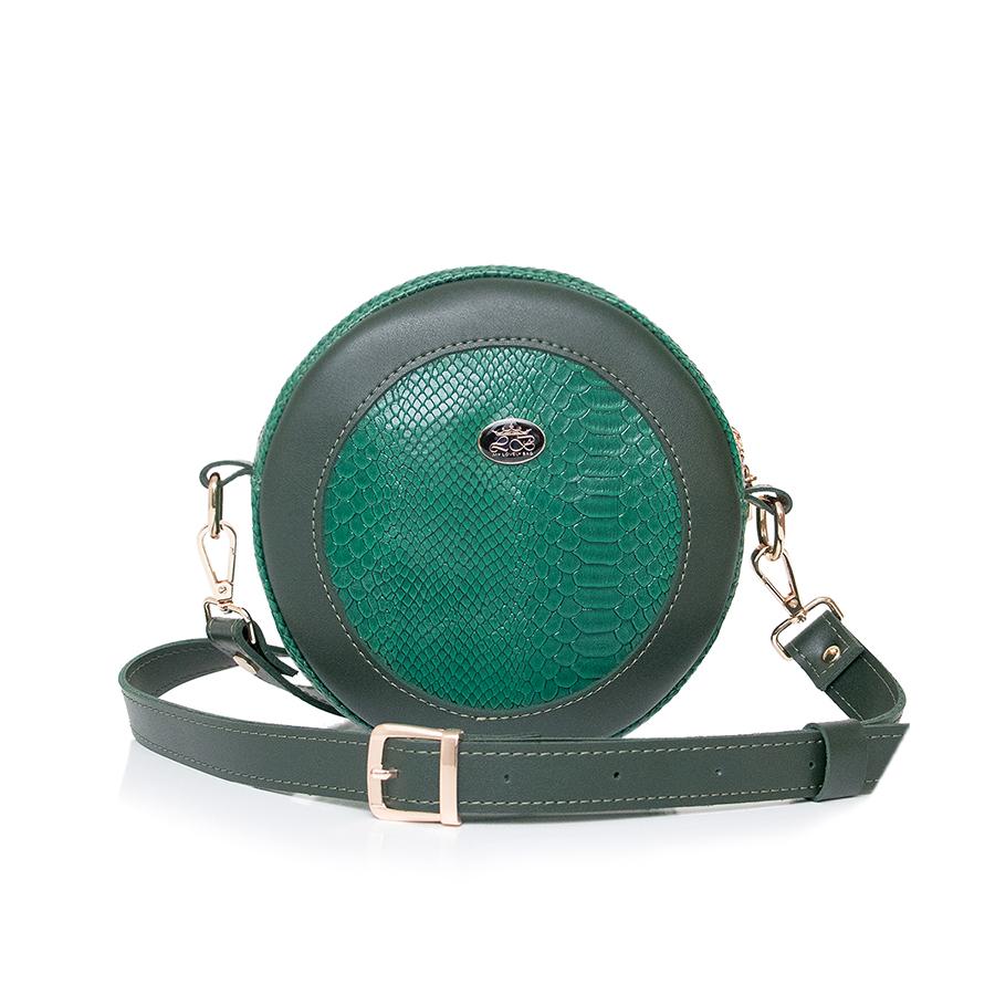 Lovely Bag Viola - Zelena Torba, Zlatni Metal
