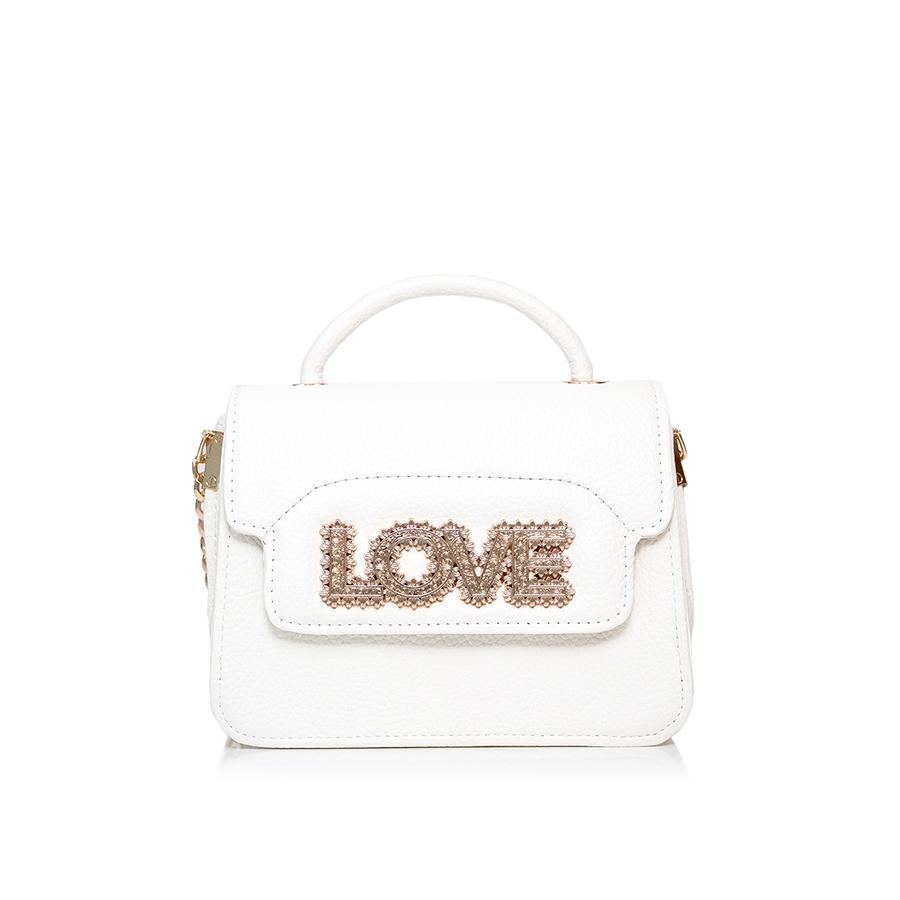 Lovely Bag Saint-Tropez - Bijela Torba, Zlatni Metal