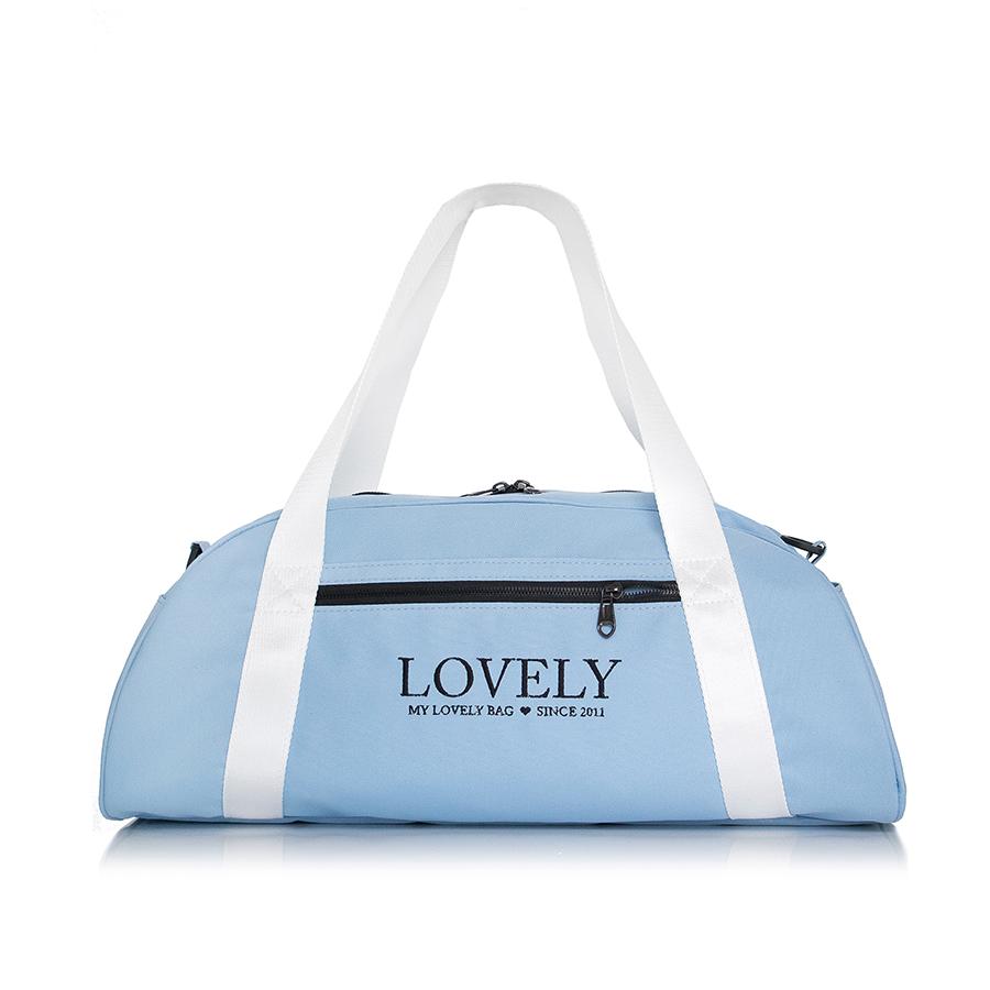 Lovely Bag Sport Bag - Medium Svijetlo Plavo/Bijela Sportska Torba