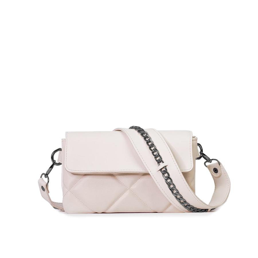 Lovely Bag Xenia Baby - Svijetlo Bež Torba, Crni Metal