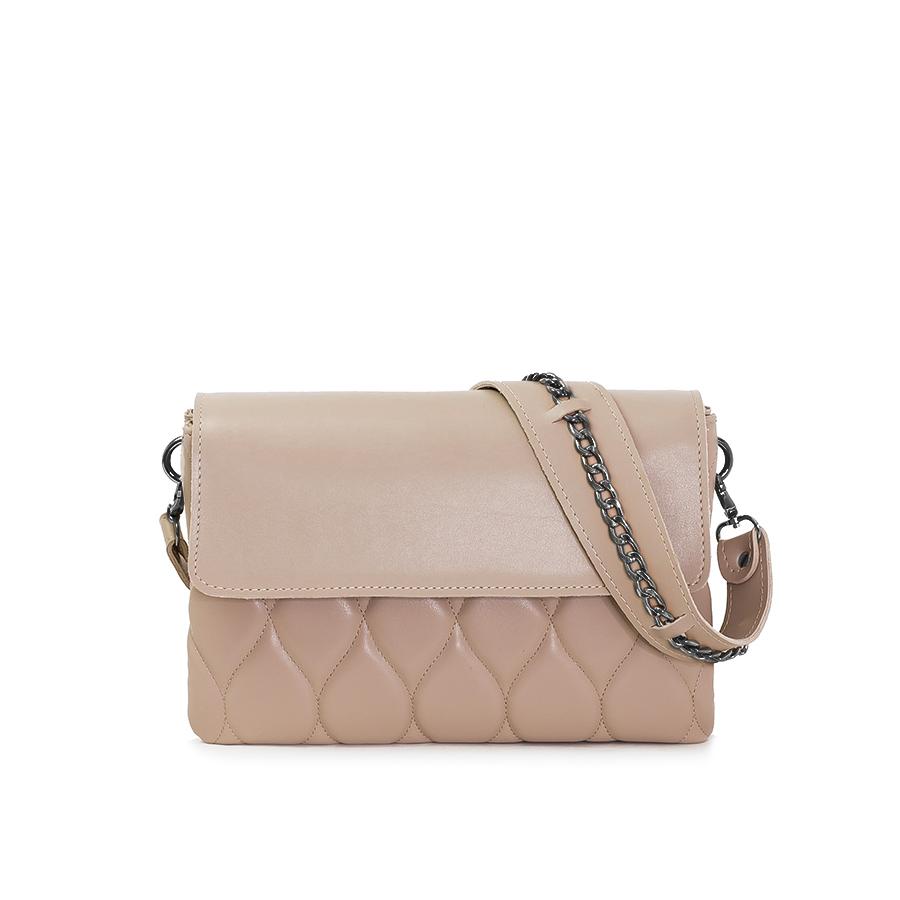 Lovely Bag Xenia - Tamno Bež Torba, Crni Metal