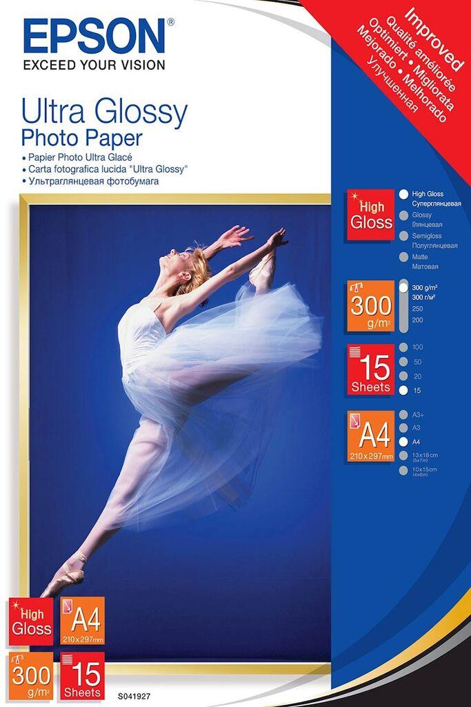 Epson Papir Ultra Glossy, A4, 15l, 300g/m²