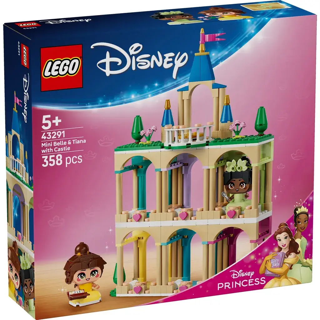 Lego Disney Mini Belle i Tiana s dvorcem 43291