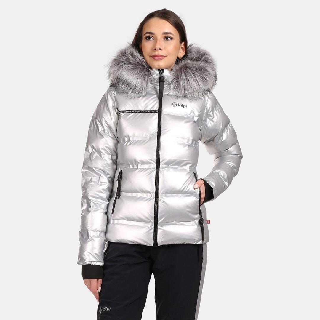 KILPI Ženska jakna Insulated LTD Sirius-W, Srebrne boje