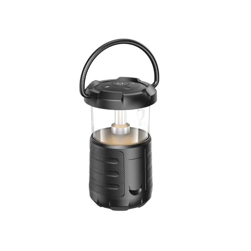 XO Bežični bluetooth zvučnik F49 + kamping lampa, 15W, 2600mAh, Crni