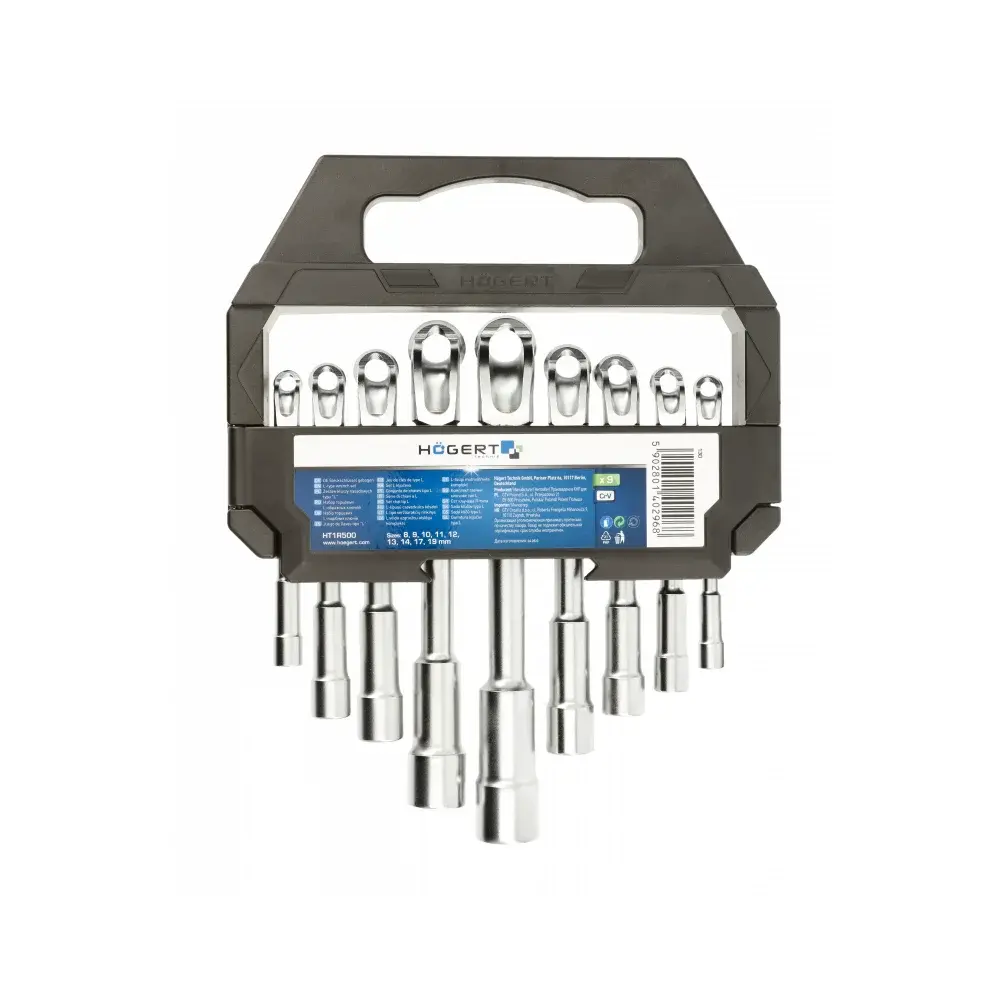 Hoegert 9-Dijelni Set L Ključeva HT1R500, 8-19 mm