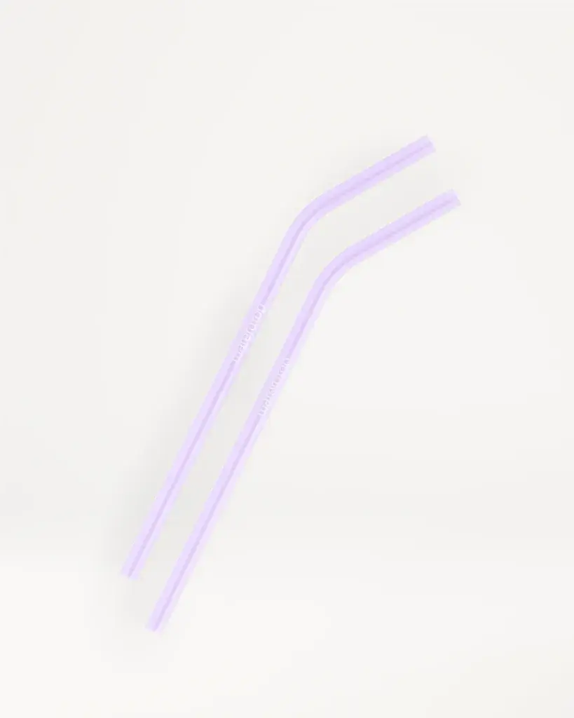 Waterdrop Staklene slamke, 2 kom, Lavanda