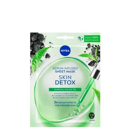 Nivea maska ​​za lice 10 min urbane detoksikacije kože zeleni čaj i ugalj