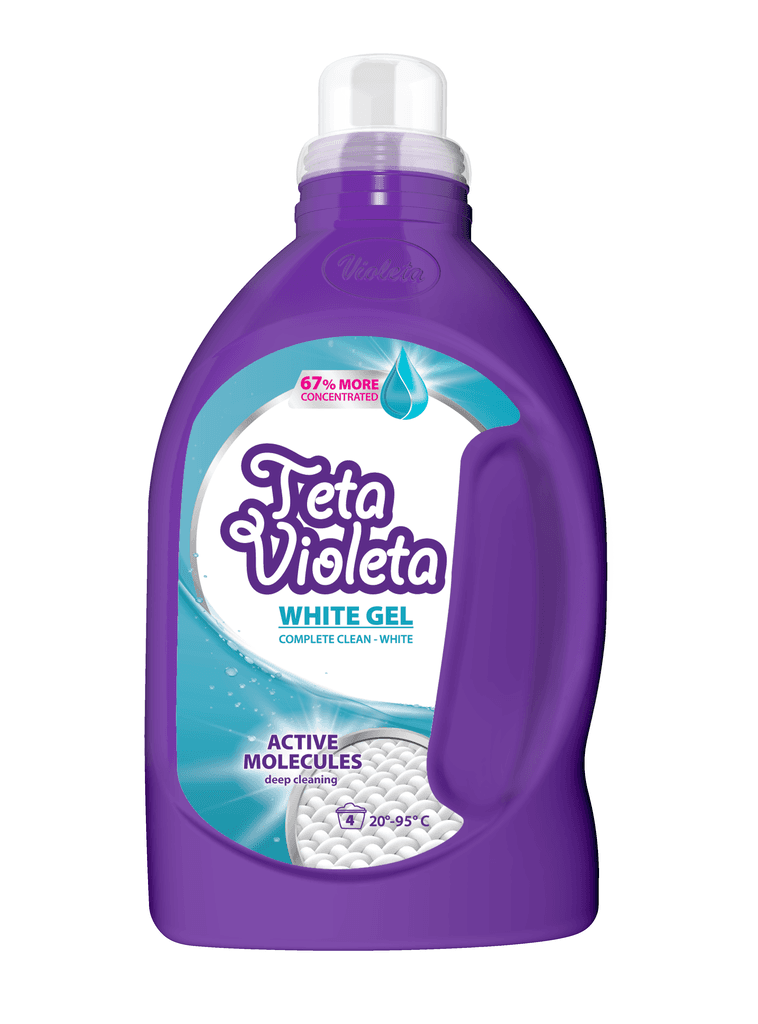 Teta Violeta Deterdžent za rublje White gel, 1 l