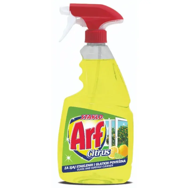 Arf Sredstvo za staklo, Citrus, 0.65 l