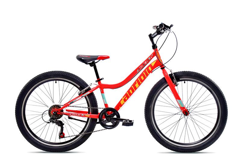 Capriolo Bicikl za dječake 24"/13" Diavolo 400, Crveno-Žuti