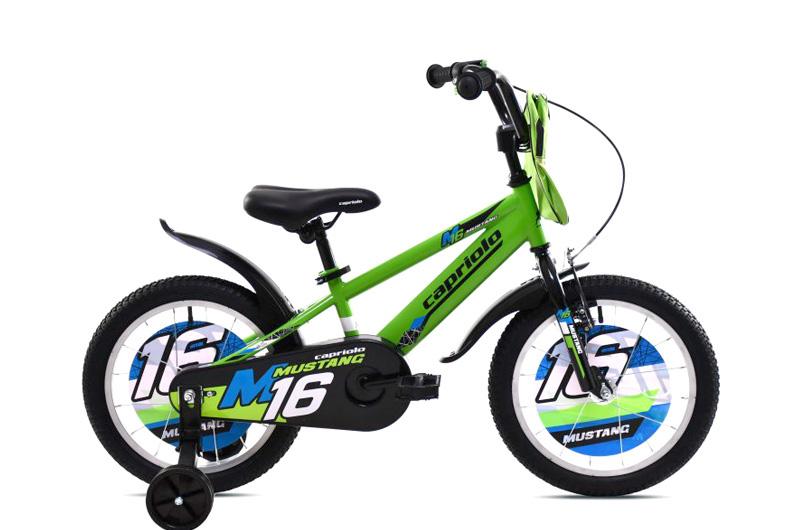 Capriolo Bicikl za dječake Mustang 16, Zeleni