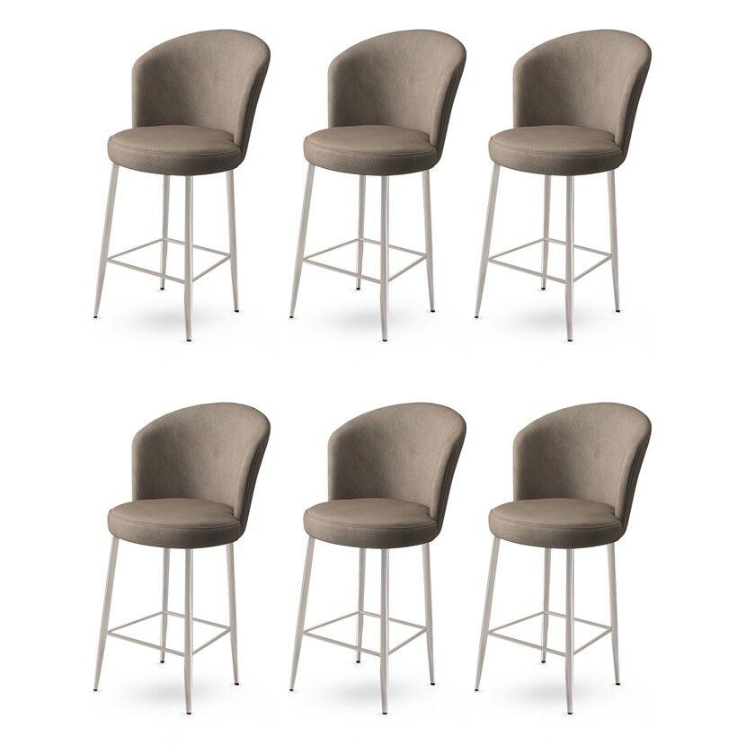 Hanah Home set barskih stolica Fora, 6 dijelova, bež