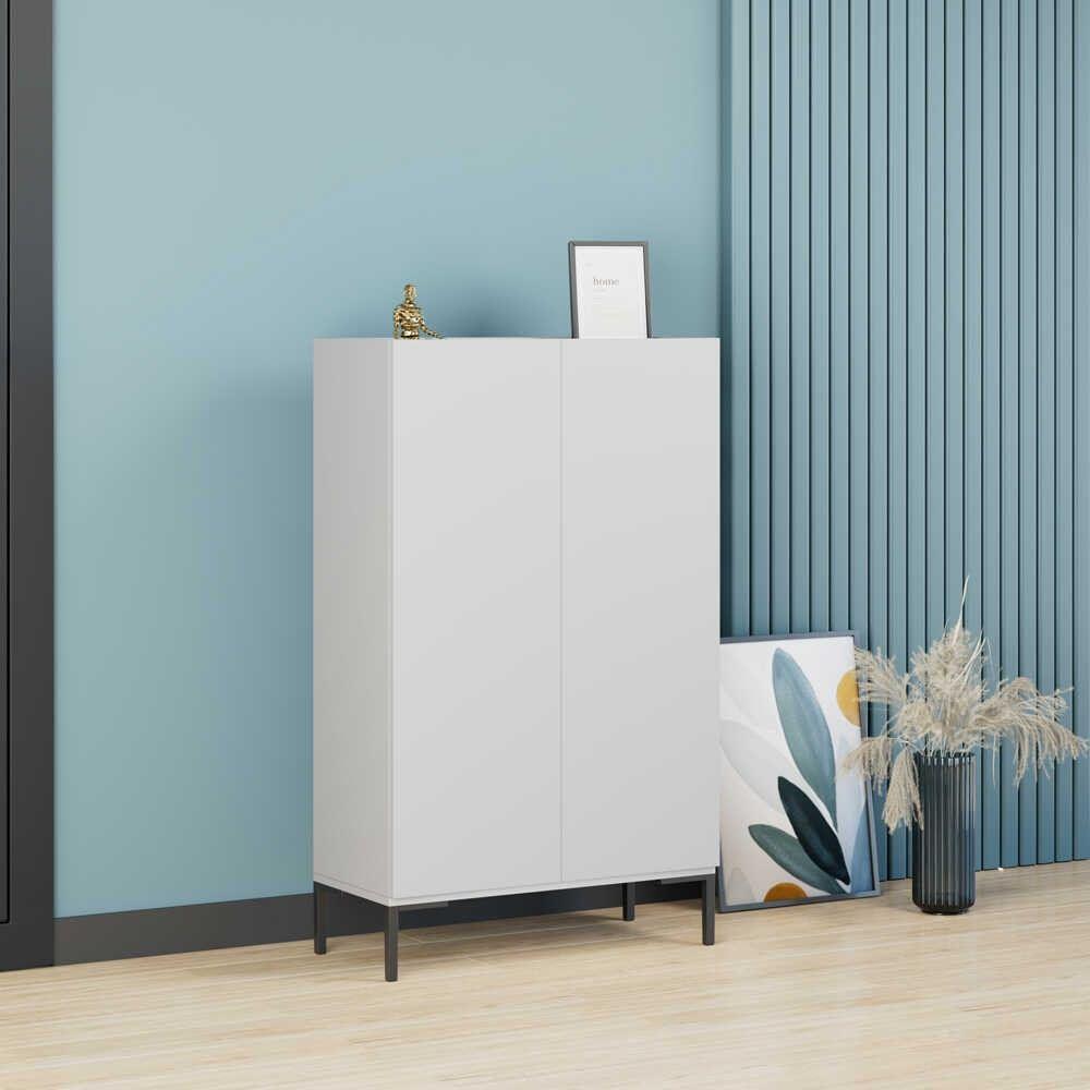 Hanah Home Višenamjenska komoda Shc-820-Dd-1, 72 x119 x34 cm, Bijela