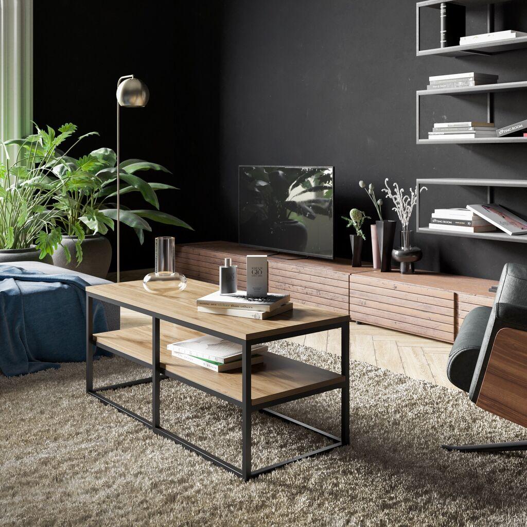 Hanah Home Club sto Forteaus, 110,4x47x52 cm, bež