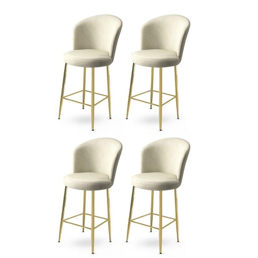 Hanah Home set barskih stolica Alte, 4 dijela, krem