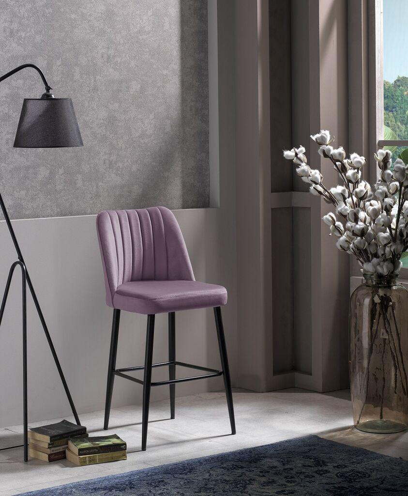 Hanah Home set barskih stolica Vento, 4 dijela, ljubičasta