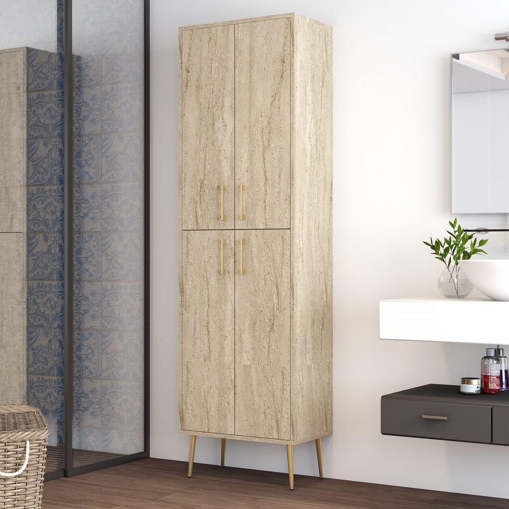 Hanah Home Višenamjenski ormar Berlin A, 60 x 200 x 35 cm, Smeđa