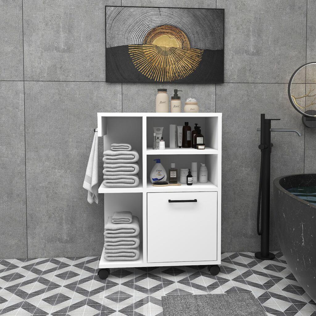 Hanah Home Višenamjenska komoda Rebus, 60 x 80,9 x 35 cm, Smeđa