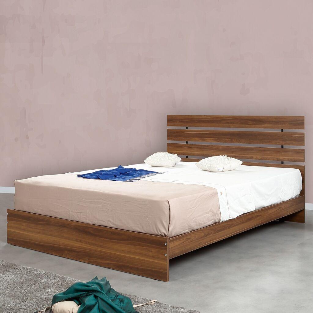 Hanah Home Francuski krevet Fuga 150, 155x100x205 cm, Smeđa