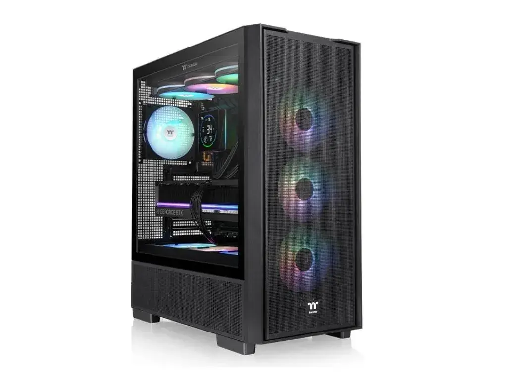 Thermaltake Kućište S380 TG ARGB, Mid-Tower, Akvarijum, Crno
