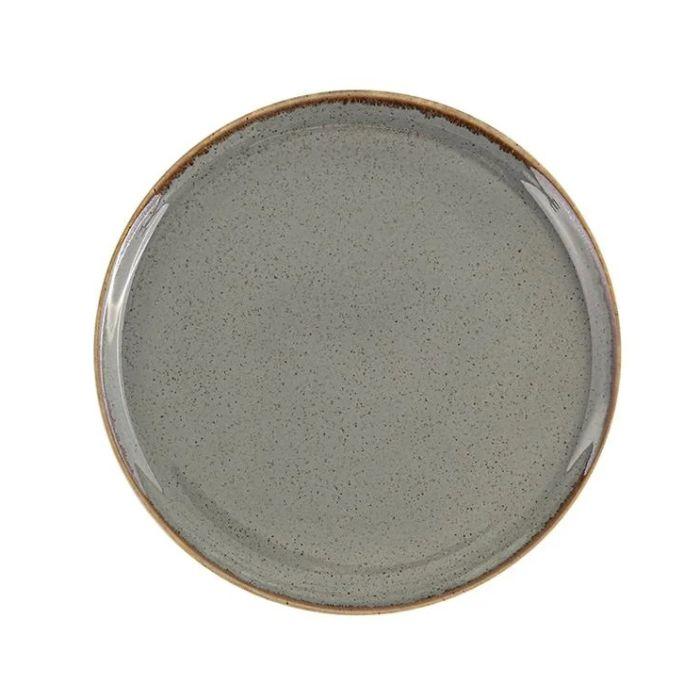 Porland Ravni tanjir Seasons, sive crne