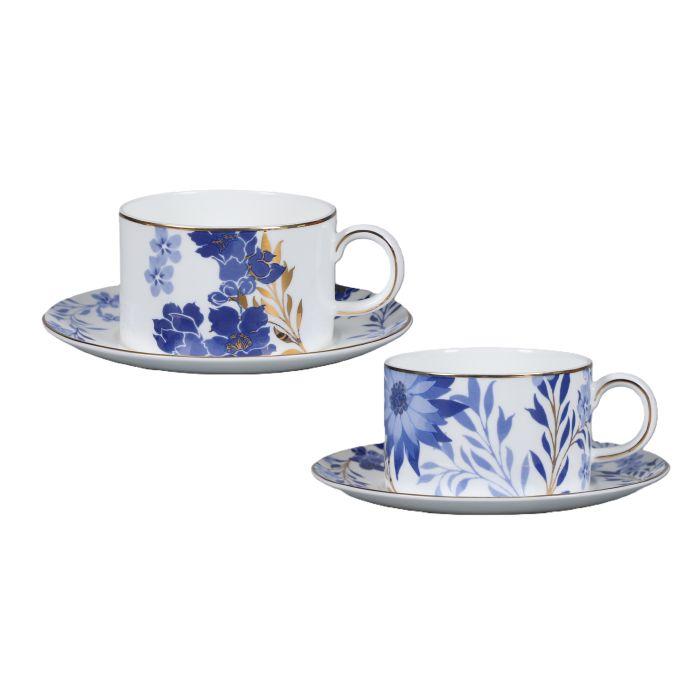 LKS Porculanska šoljica i tanjir Dalton, set 2 komada