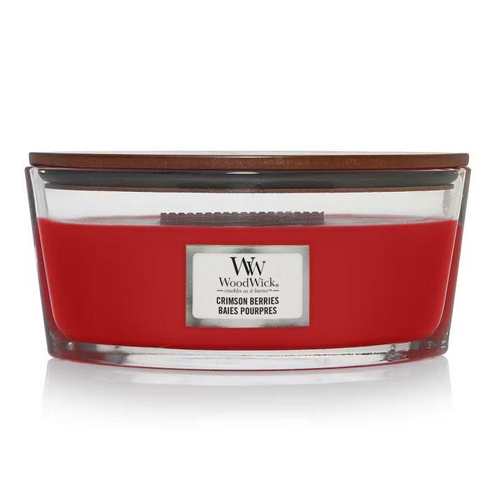 WoodWick Mirisna svijeća Classic Crimson Berries, elipsa