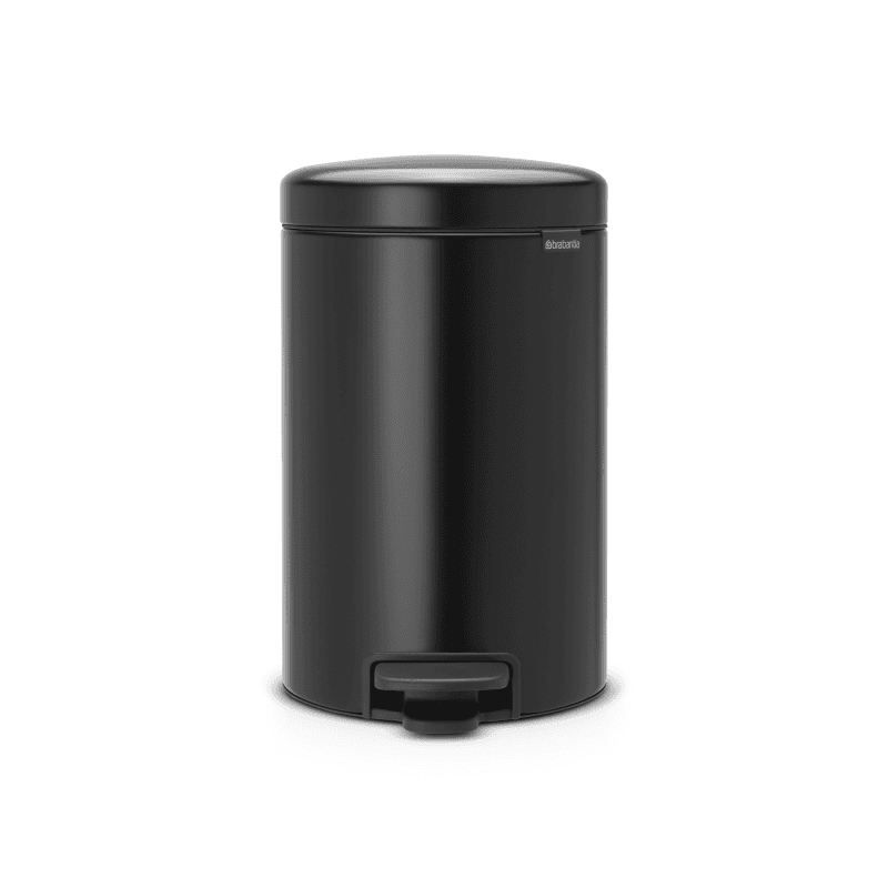 Brabantia Pedal kanta za smeće, 12 L, crne boje