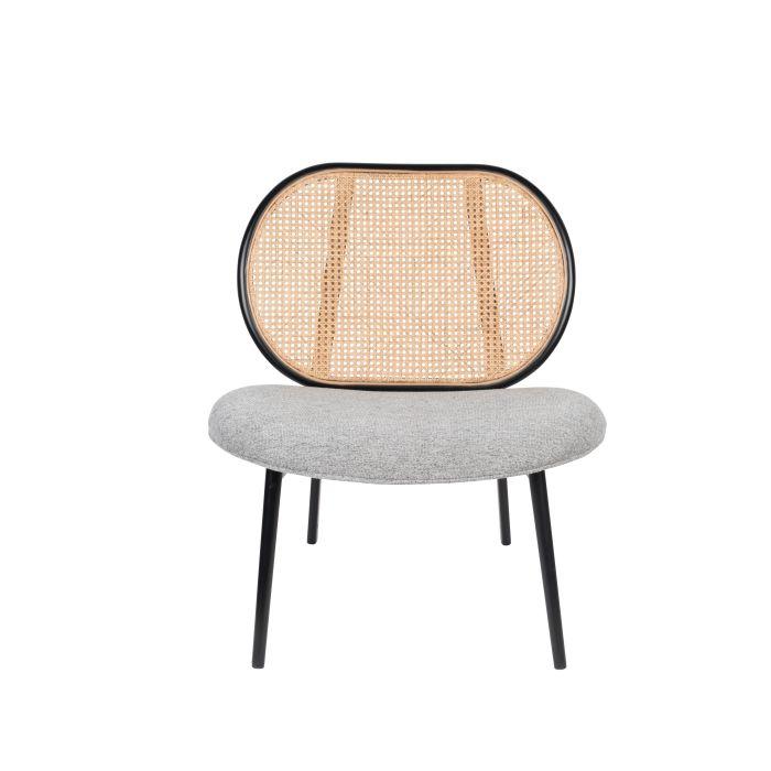 Zuiver Lounge fotelja Spike, sive boje