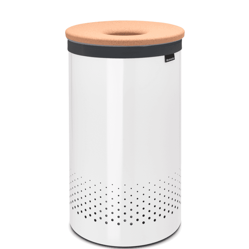 Brabantia Korpa za veš Cork Lid, 60 L, bijele boje